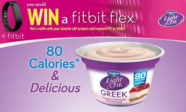 Win Fitbit Flex in Dannon Light & Fit Sweepstakes