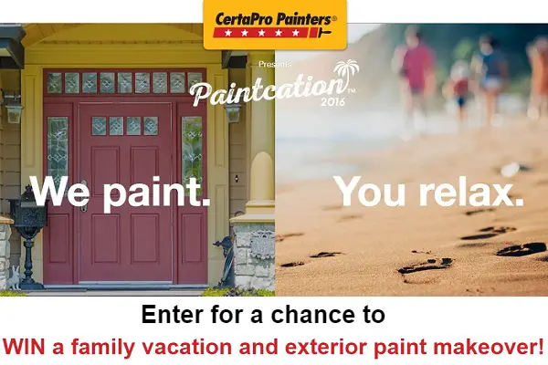 CertaPro Painters Paintcation Sweepstakes