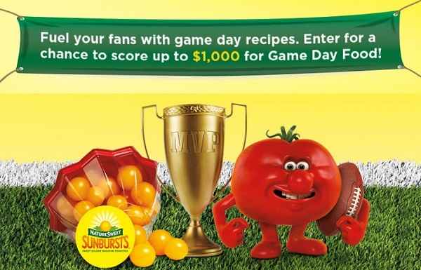 NatureSweet It’s Easy to be an MVP with SunBursts Sweepstakes