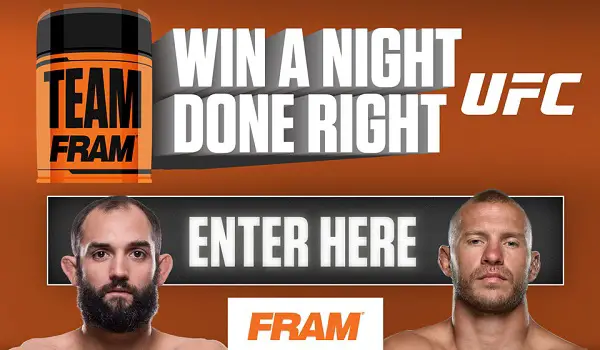 UFC Night Done Right Sweepstakes