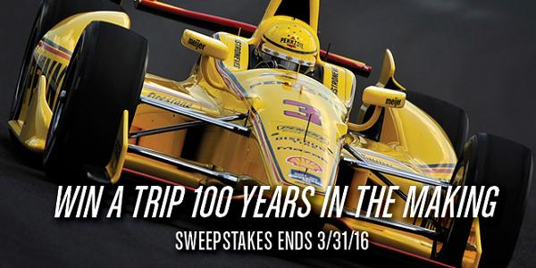 Pennzoil “Win a Trip to the Big Race” Sweepstakes