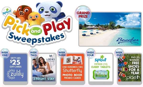 Sprout’s Pick & Play Sweepstakes