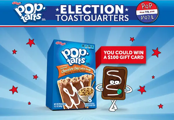 Kellogg’s Pop-Tarts “Pop the Vote” Online Sweepstakes