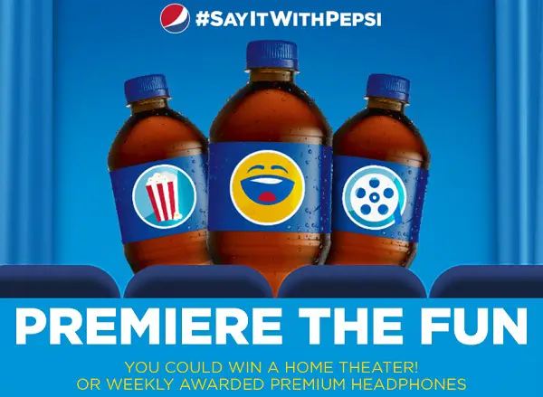 Win TV and Home Theater in Pepsi Premiere The Fun Sweepstakes