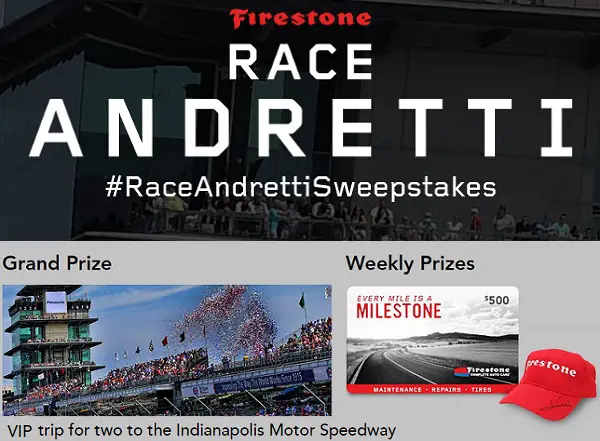 Race Andretti Sweepstakes