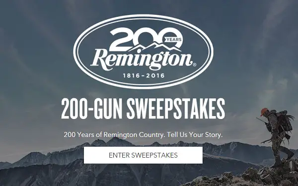 200-Gun Remington Country Experience Sweepstakes