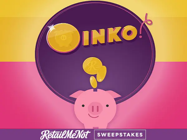 RetailMeNot Oinko Sweepstakes & Instant Win Game