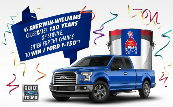 Sherwin-Williams Company “150th Celebration” Sweepstakes