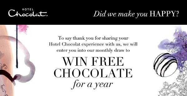 Tell Hotel Chocolat Survey Sweepstakes