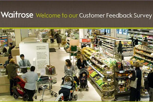 Win £500 voucher in Waitrose experience Feedback Survey Montlhy