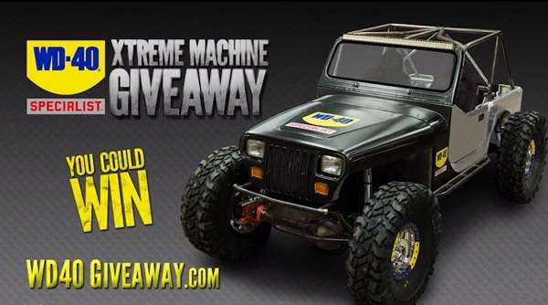 Win Modified 1990 Jeep Wrangler on wd40giveaway.com