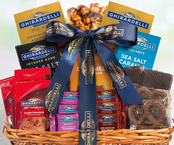 Win The Ghirardelli Finest Premium Chocolate Deluxe Delights Gift Basket Giveaway