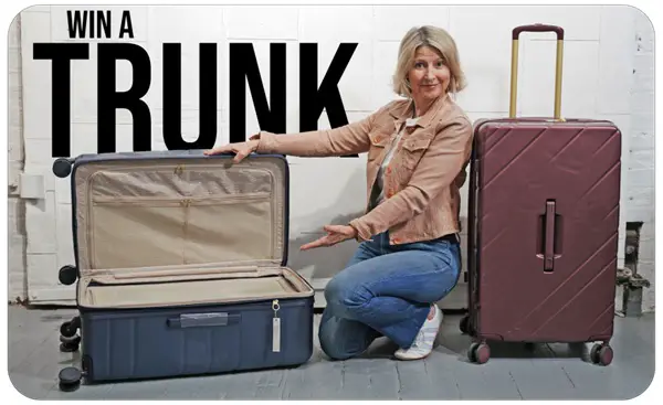 Win Samantha Brown Media: Trunk Suitcase Giveaway