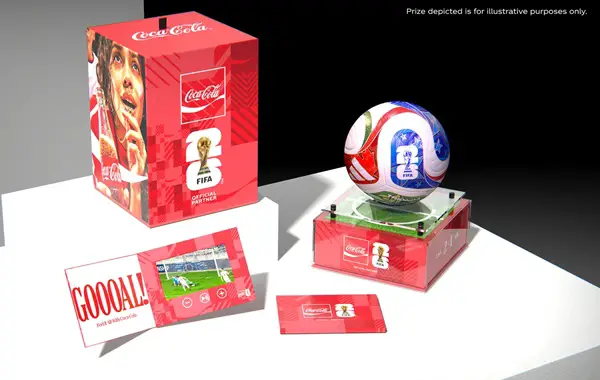 Win The Coca‑Cola® and Official Match Ball of the FIFA World Cup 26TM Sweepstakes