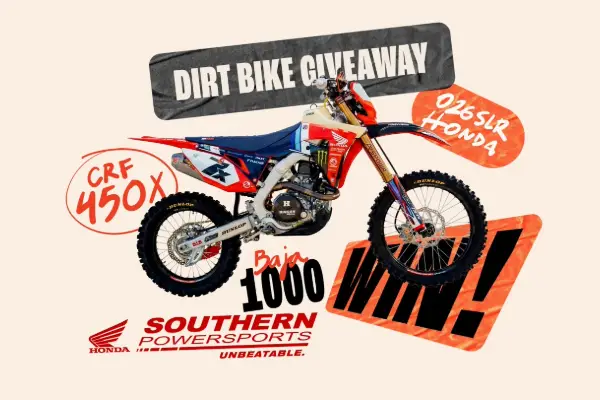 Win The Dirt Bike Giveaway