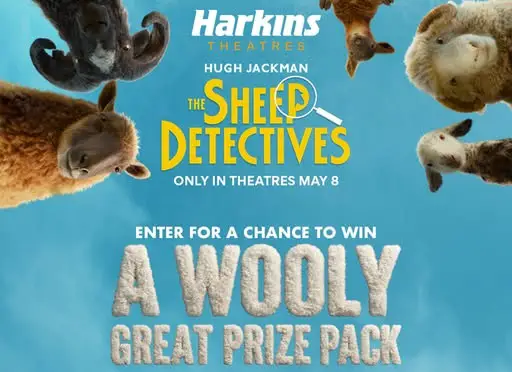 Win The Harkins Theatres: Sheep Detectives Sweepstakes