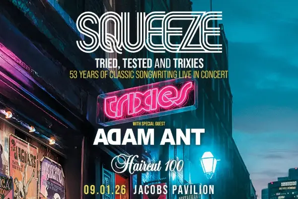 Win Tickets to See Squeeze at Jacobs Pavilion Sweepstakes