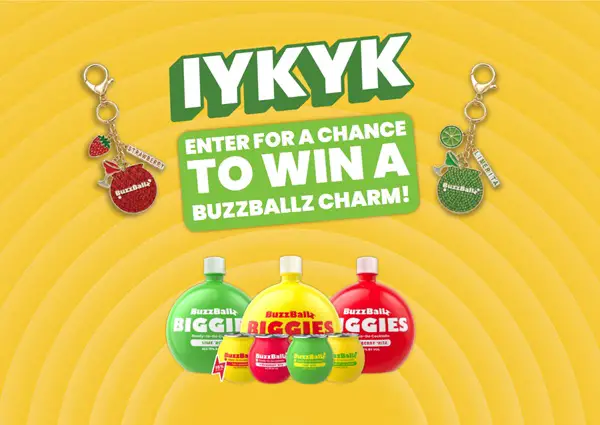 Win BuzzBallz Charm Sweepstakes