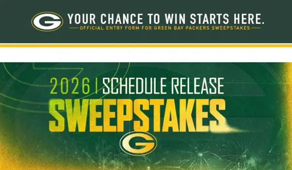 Win The 2026 Packers Schedule Release Sweepstakes