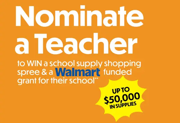 BIC Back to School Sweepstakes: Win a $5K Walmart Shopping Spree for Teachers