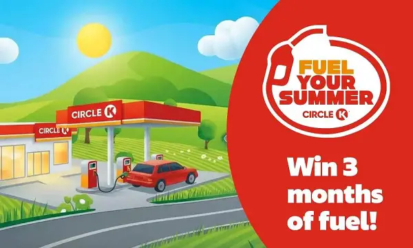 Circle K Fuel Your Summer Sweepstakes: Win a $315 Circle K Gift Card! (250 Winners)