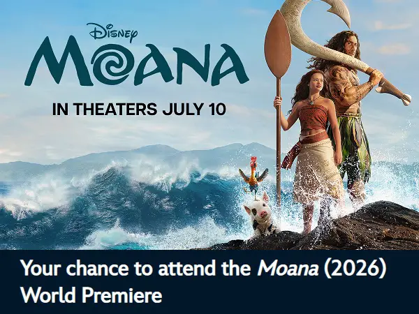Disney+ Perks Moana Premiere Sweepstakes – Win a Trip to Los Angeles or New York