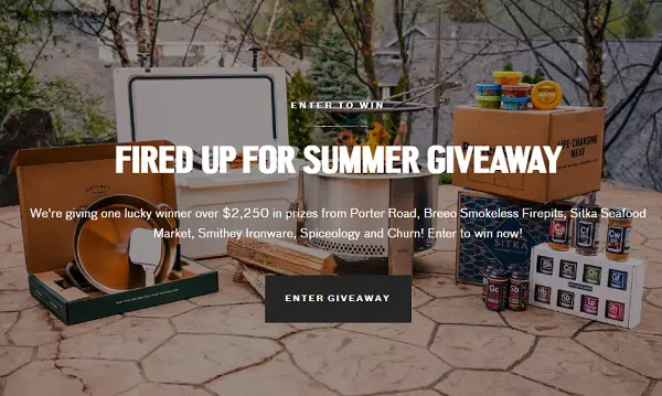Fired Up for Summer Giveaway – Win $2,250 in BBQ & Outdoor Prizes