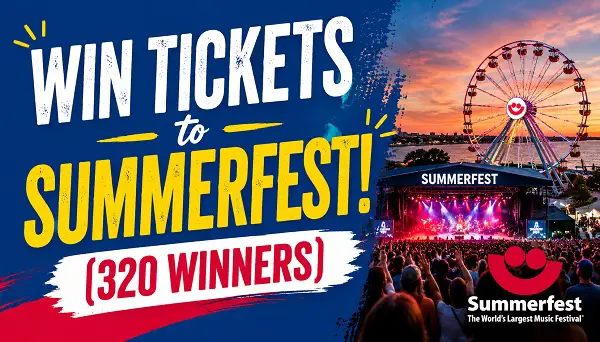 Miller Lite Summerfest Sweepstakes 2026 – Win Tickets to Summerfest! (320 Winners)