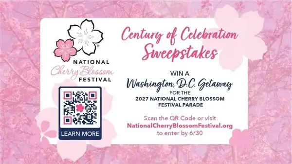 Win a Trip to the 2027 Cherry Blossom Festival Parade!