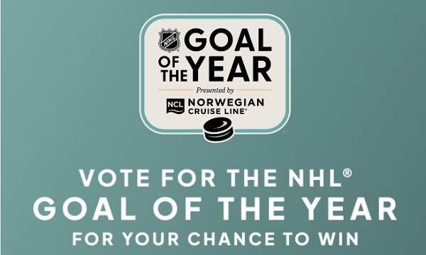 NHL Goal of the Year Giveaway – Win a Cruise, NHL All-Star Trip & More
