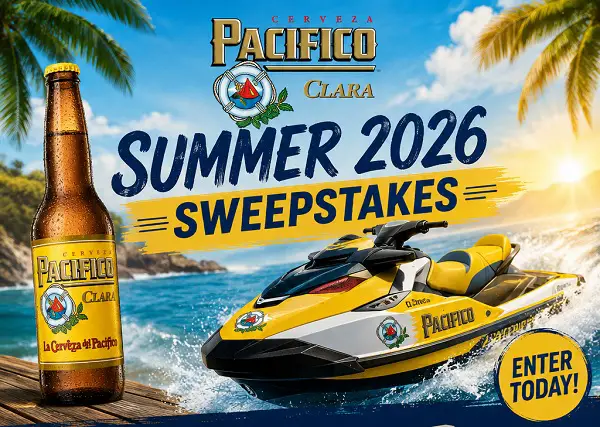 Pacifico Summer 2026 Sweepstakes – Win a Personal Watercraft & Cash!