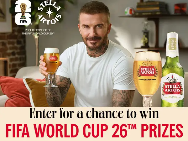 Stella Artois FIFA World Cup 2026 Sweepstakes: Win Exclusive FIFA World Cup Merch and More!