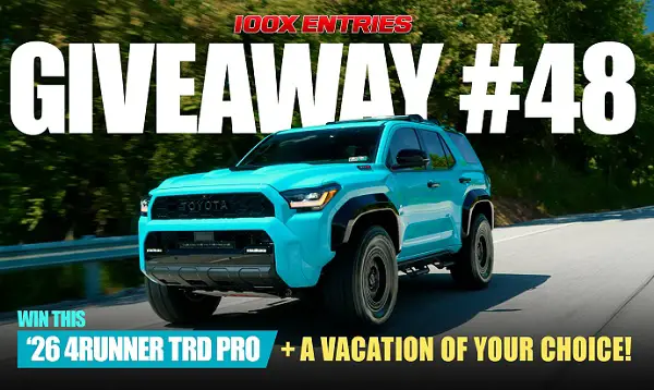 717 Supply Sweepstakes – Win a 2026 Toyota 4Runner TRD PRO + $10,000 Cash