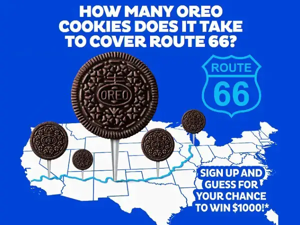 Win 2026 OREO Route 66 Playful Sweepstakes