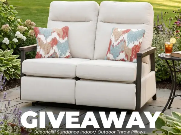 Win The Outdoor Nook: Throw Pillows Giveaway