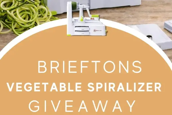 Win The Brieftons Vegetable Spiralizer Giveaway