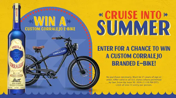 Win The Corralejo Tequila Bike Sweepstakes