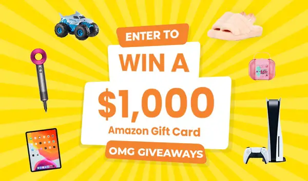 Win A $1,000 Amazon Gift Card Giveaway