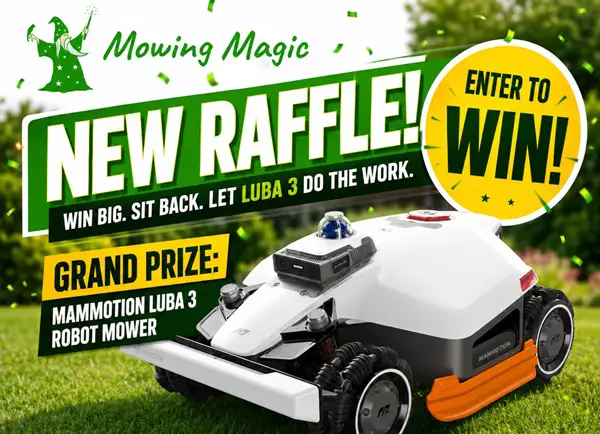 Win Mowing Magic Robot Mower Giveaway