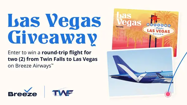 Win Fly Breeze Airways to Vegas Sweepstakes