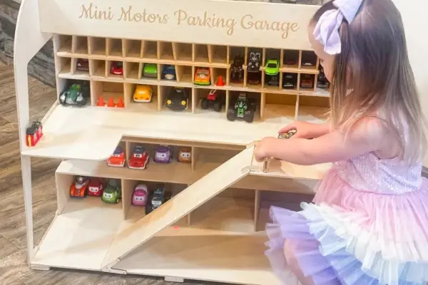 Win The Wood Toy Parking Garage Giveaway