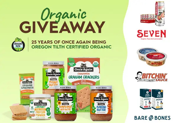 Win The Once Again Organic Giveaway