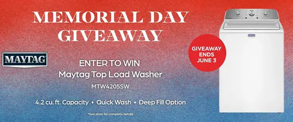Win Appliance.com: Memorial Day Giveaway