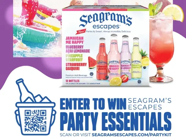 Win The Seagram’s Escapes Party Essentials Sweepstakes