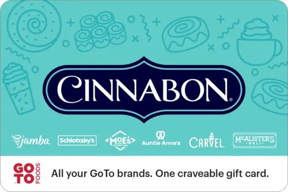 Win A $15 Cinnabon eGift Card Giveaway