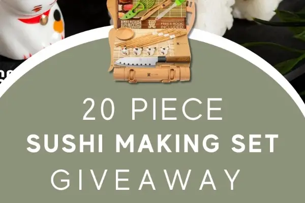 Win 20 Piece Sushi Making Set Giveaway