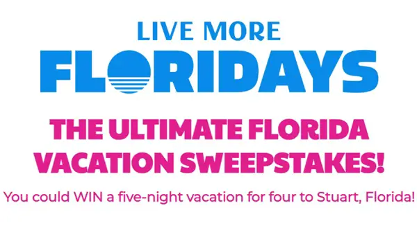 Win The Ultimate Florida Vacation Sweepstakes