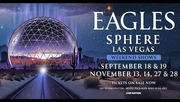 Win Eagles at Sphere Las Vegas SiriusXM Sweepstakes