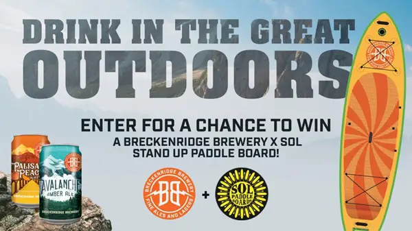 Win The Breckenridge Brewery X Sol Stand Up Paddle Board Sweepstakes