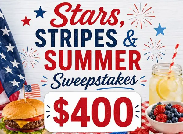 Win A $400 Gift Card Stars, Stripes & Summer Sweepstakes
